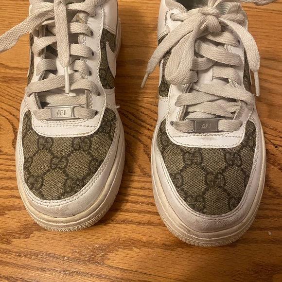 Custom Nike Air Force 1 GUCCI - Picture 4 of 4